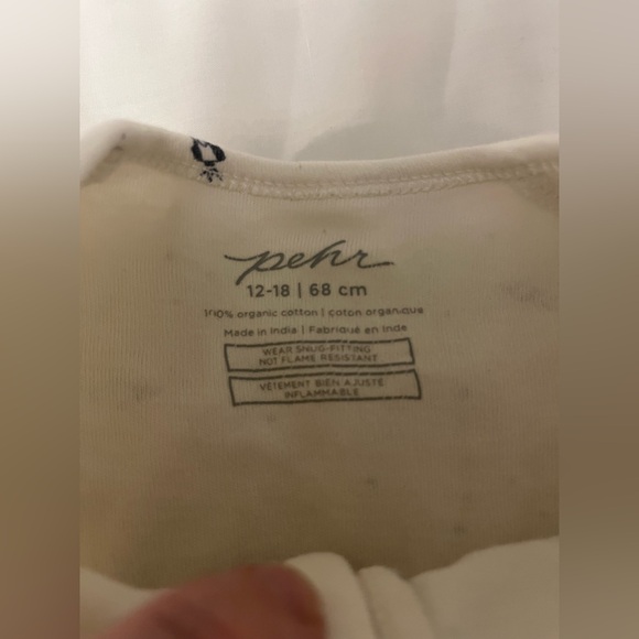 Pehr Organic Rocket Man Cotton Sleeper Pajamas Onesie - Picture 5 of 6